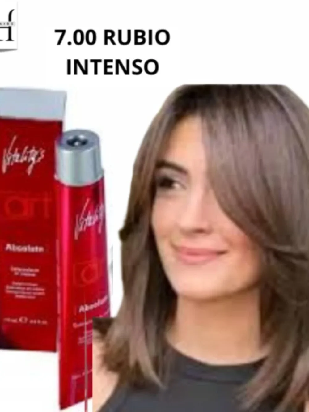 Tinte Vitality's 7.00 RUBIO INTENSO colores para cabellos 100 ml
